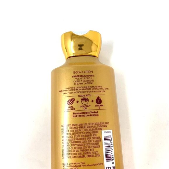 Bath & Body Works Hope Winter Peach Marshmallow Shower Gel Body Lotion Set - Picture 7 of 7